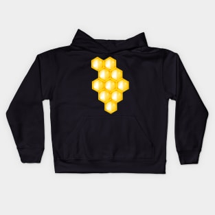 honeycomb, honeycomb shirt, honeycomb gift, honey, bee, bee shirt, bees, bees shirt Kids Hoodie